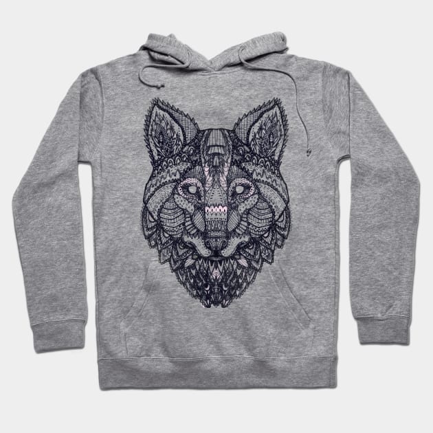 Tribal Wolf Hoodie by Ratticsassin